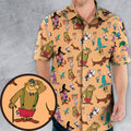 The Magilla Gorilla Show Characters Hawaiian Shirt