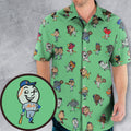 Baseball Mascot Pattern Hawaiian Shirt