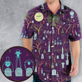 Nostalgic 80s 90s Spooky Scene Hawaiian Shirt