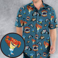 Ripster Slash Street Sharks Hawaiian Shirt