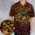 Red Key Heart Kingdom Hearts Hawaiian Shirt