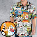 Olive Oyl Popeye Comic Hawaiian Shirt