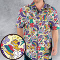 Aloha Garfield And Odie  Hawaiian Shirt