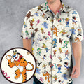 80s 90s Commercial Mascot Cereal Hawaiian Shirt