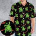 Oogie Boogie Pattern Hawaiian Shirt
