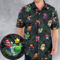 Tropical Mario Super Mario Hawaiian Shirt