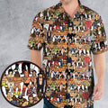85-86 Wrestling Roster - Wrestling Hawaiian Shirt