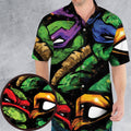 Four Ninja Turtles TMNT Hawaiian Shirt
