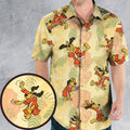 Kung Fu Dog Hong Kong Phooey Hawaiian Shirt