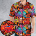Neon Radiator Spring Cars Hawaiian Shirt