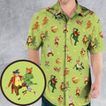 Irish Movie Darby O'Gill Characters Hawaiian Shirt
