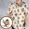 Kitchen Commandos and Refrigerator Rejects Food Fighters Hawaiian Shirt