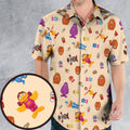 Mcdonalds Vintage Characters Toys Hawaiian Shirt