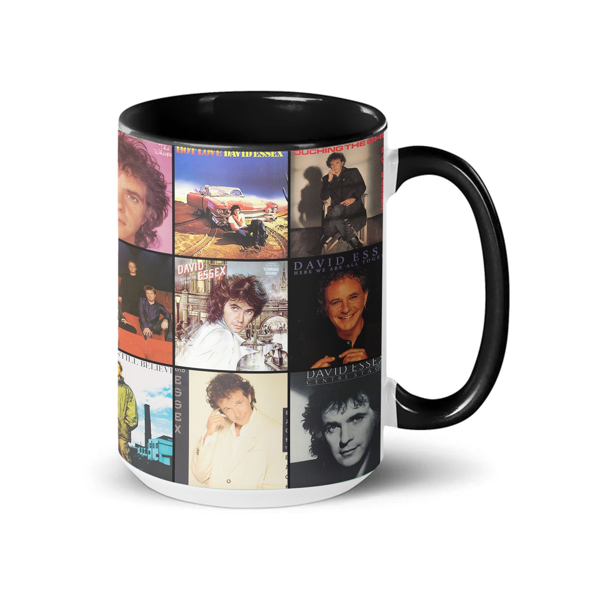 David Essex Accent Mug Classic Hits Album Cover Collage Gift