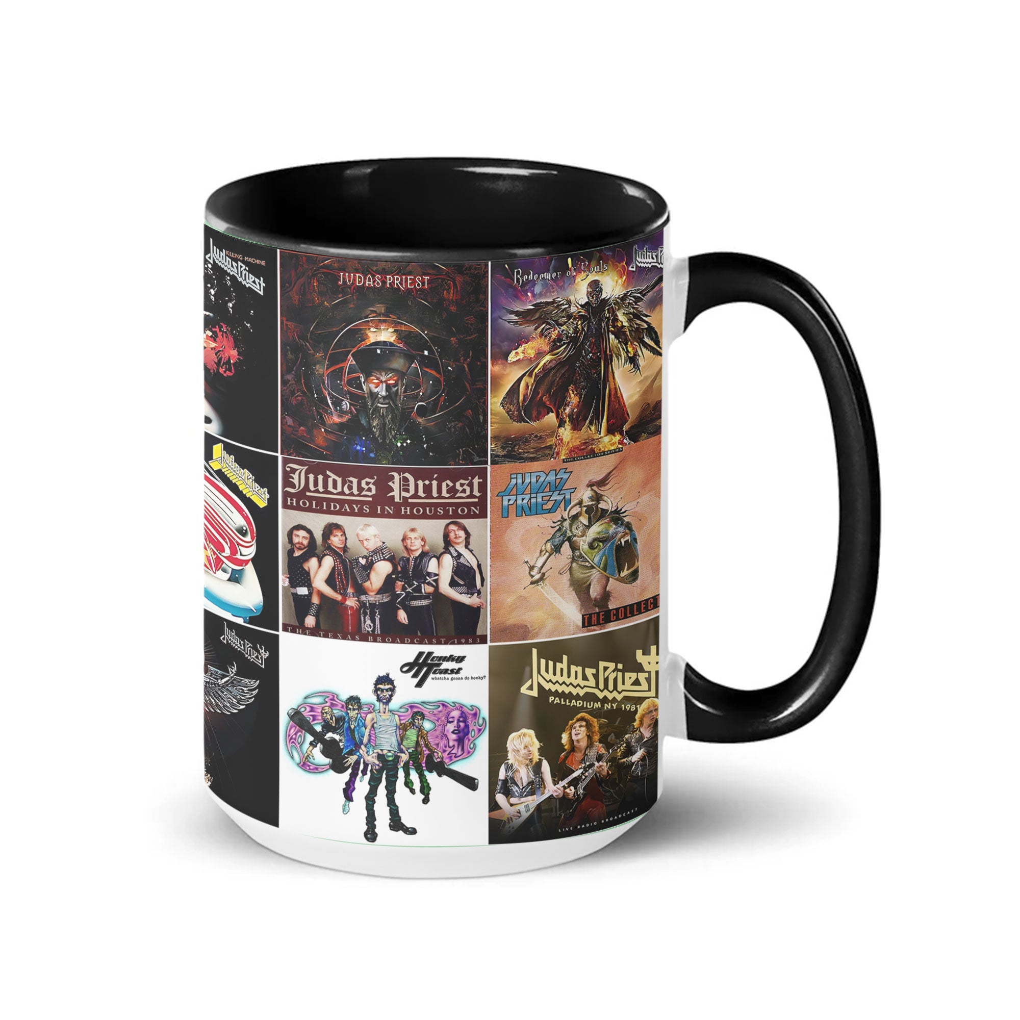 Judas Priest Accent Mug Album Cover Collage Gift