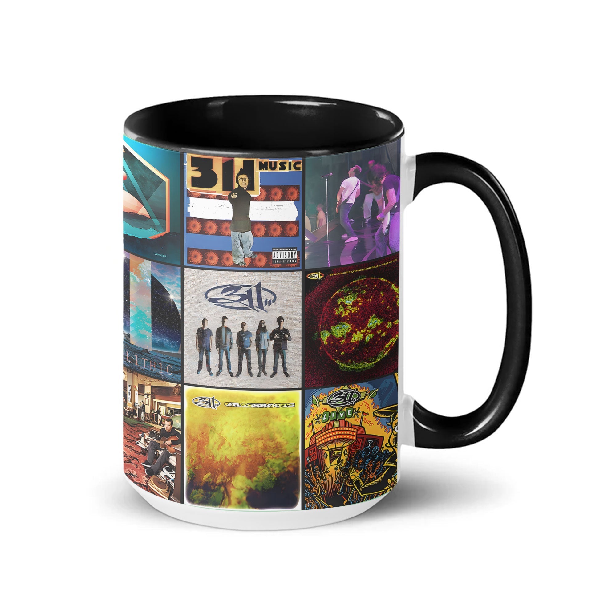 311 Accent Mug - Alternative Rock & Reggae Fusion Album Collage Gift