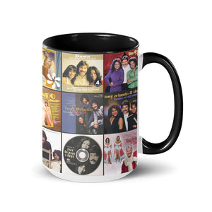 Tony Orlando & Dawn Accent Mug Pop & Soul Classics Album Collage Gift