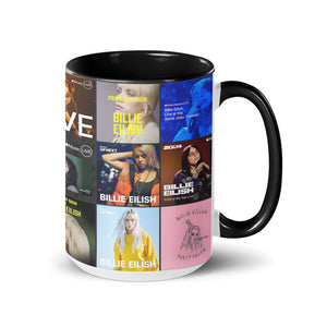 Billie Eilish Accent Mug Alt-Pop Album Art Collage Gift