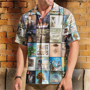 Jimmy Buffet Inspried Unisex Hawaiian Shirt – Albums Collection Print Button-Up