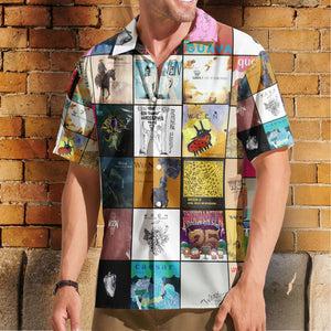 Ween Hawaiian Shirt – Album Cover Collage Alternative Rock Summer Button Up