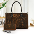 Rush Handbag, Tote Bag and Wallet Set - Time Stands Still Vintage Embossed Purse Set