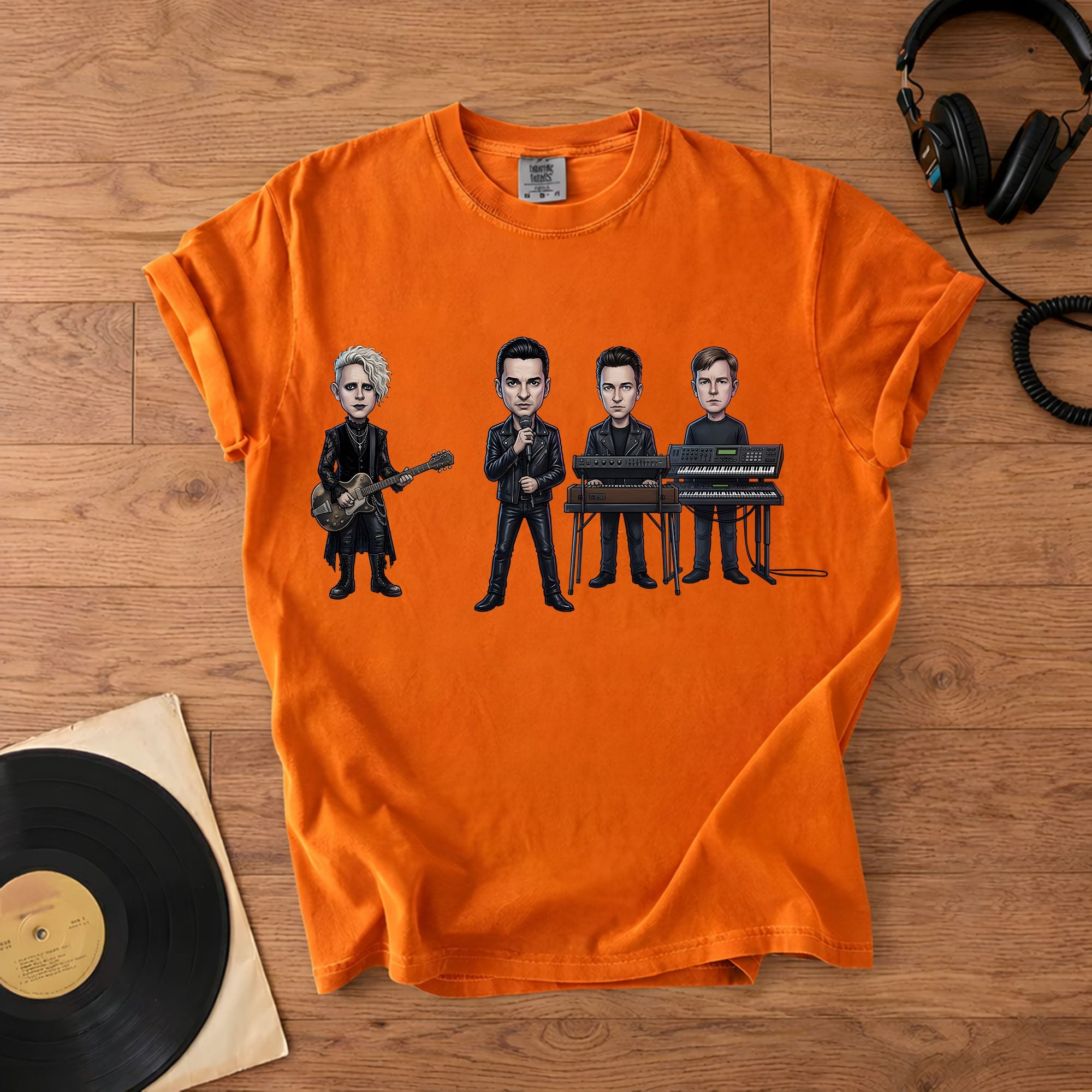 Depeche Mode Comfort Colors Tee Band Members Tribute Synth Pop Vintage Shirt