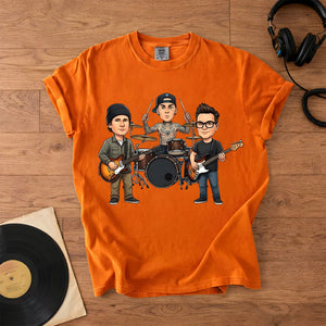 Blink-182 Comfort Colors Tee Band Members Tribute Pop Punk Classic Shirt