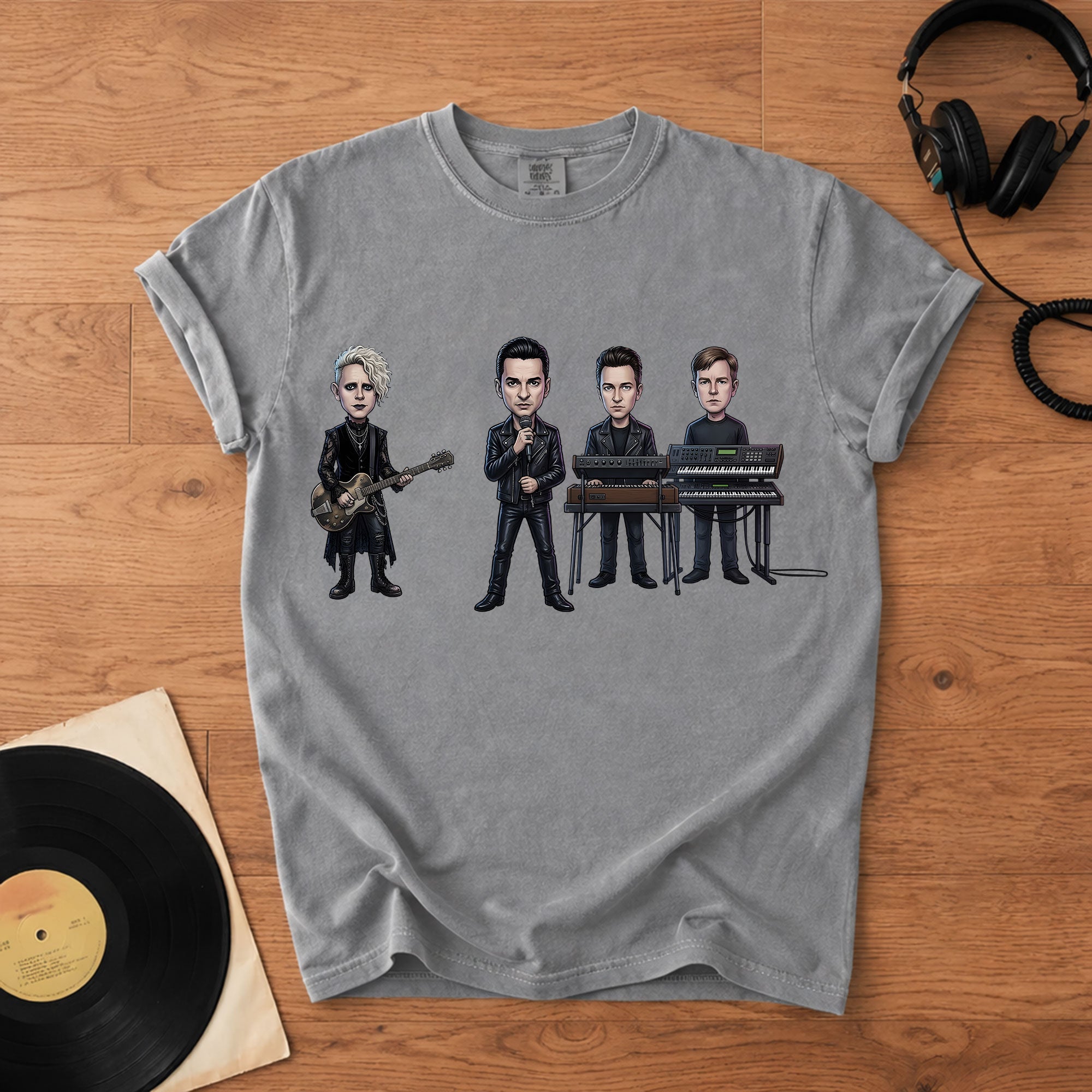 Depeche Mode Comfort Colors Tee Band Members Tribute Synth Pop Vintage Shirt