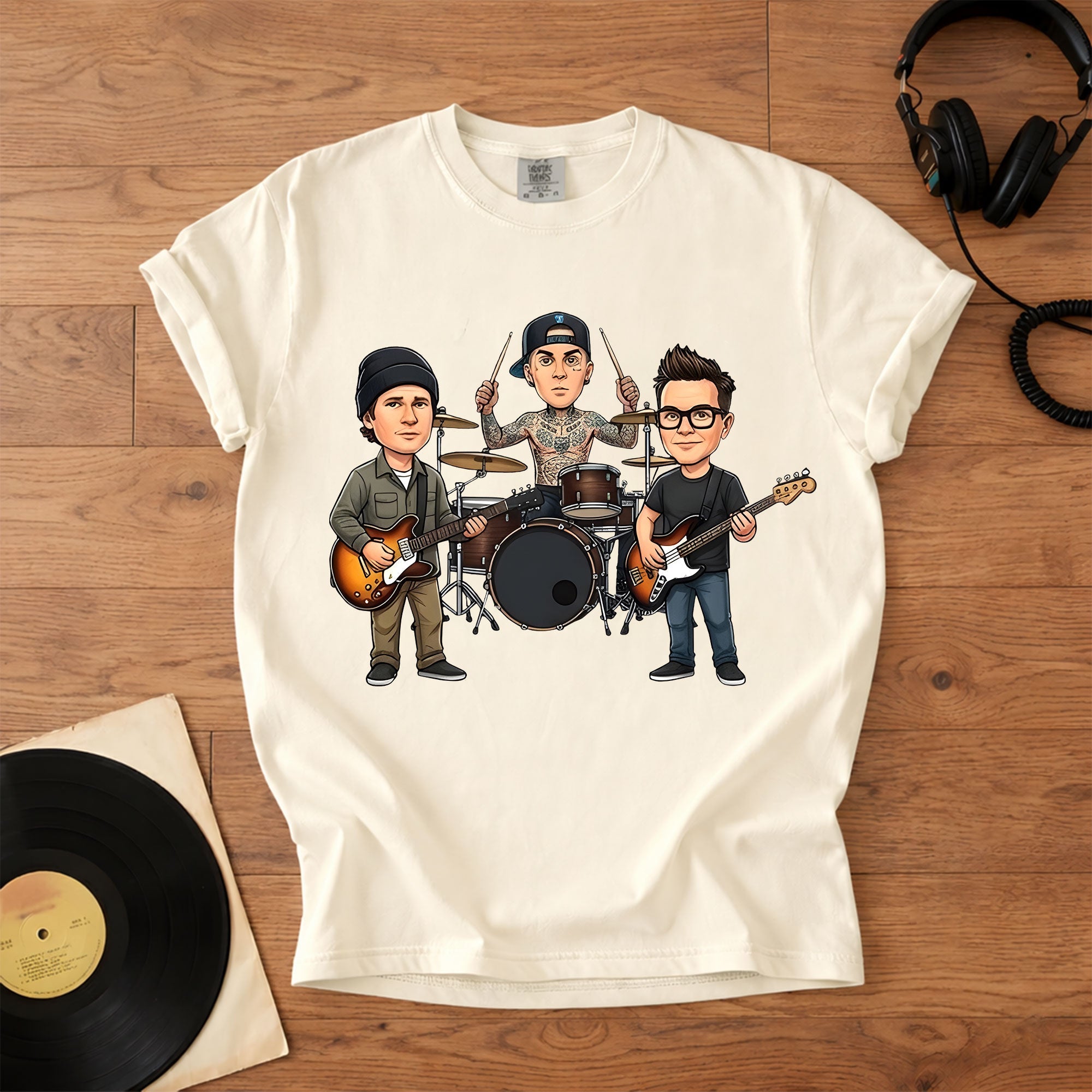 Blink-182 Comfort Colors Tee Band Members Tribute Pop Punk Classic Shirt
