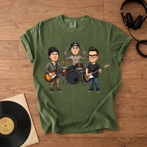 Blink-182 Comfort Colors Tee Band Members Tribute Pop Punk Classic Shirt