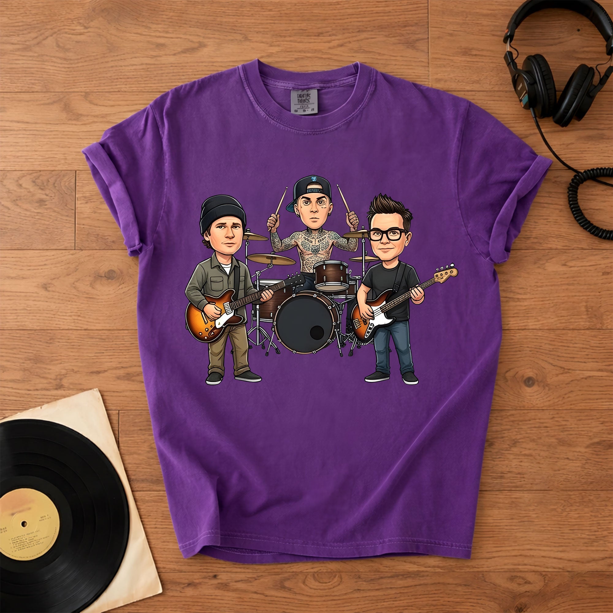 Blink-182 Comfort Colors Tee Band Members Tribute Pop Punk Classic Shirt