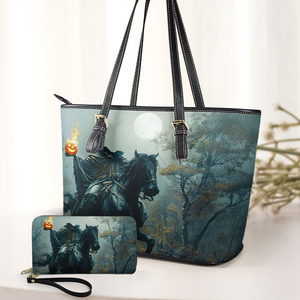 The Headless Horseman Gothic Leather Handbag & Wallet Set
