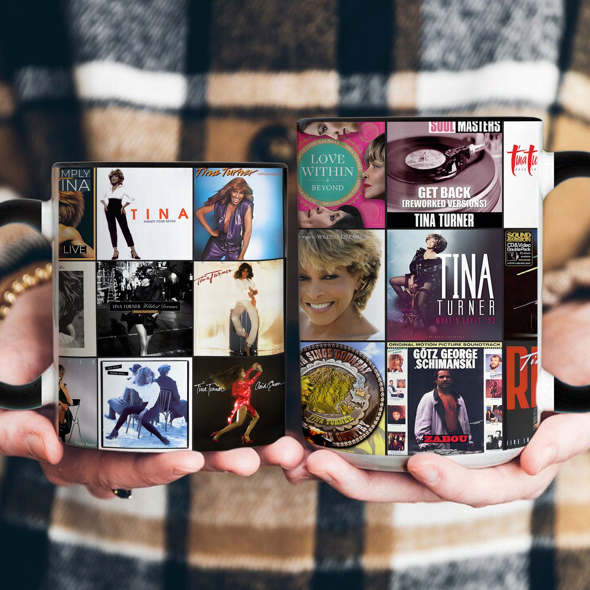 Tina Turner Accent Mug Album Cover Collage Gift