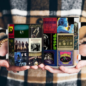 The Doors Accent Mug Classic Album Cover Collage Gift for Music Lovers