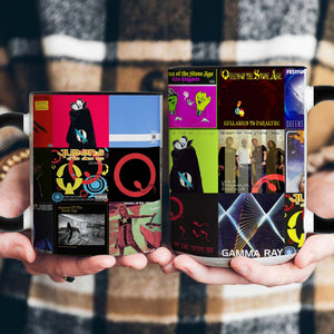 Queens of the Stone Age Accent Mug Classic Album Cover Collage Gift for Rock Fans