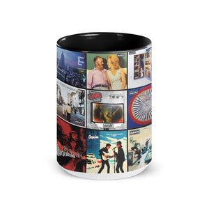 Oasis Accent Mug Classic Album Cover Collage Gift for Britpop Fans