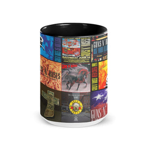 Guns N’ Roses Accent Mug Classic Album Cover Collage Gift for Rock Fans