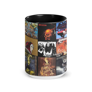 Sepultura Accent Mug Brazilian Metal Legends Album Collage Gift