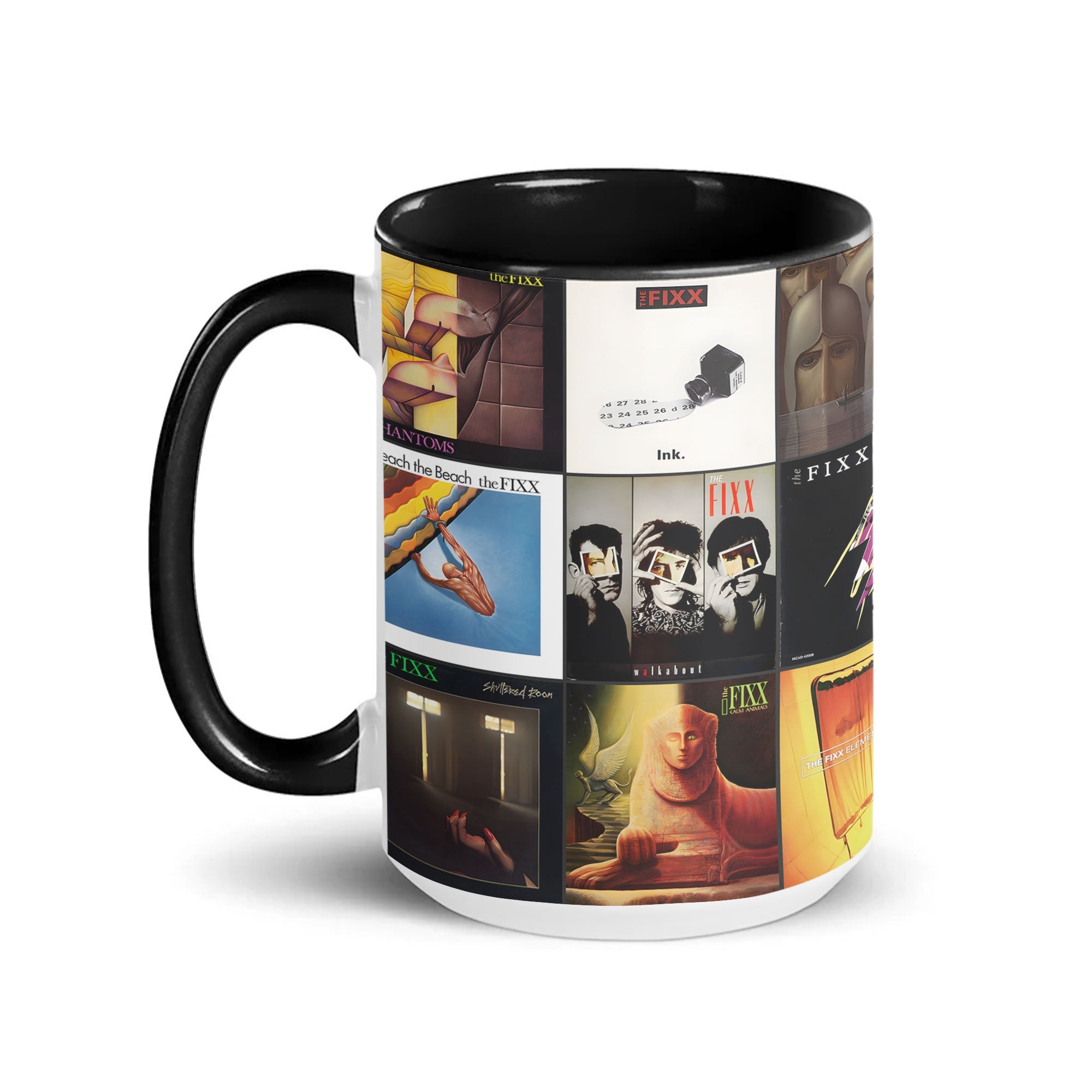 The Fixx Accent Mug New Wave Classics Album Collage Gift