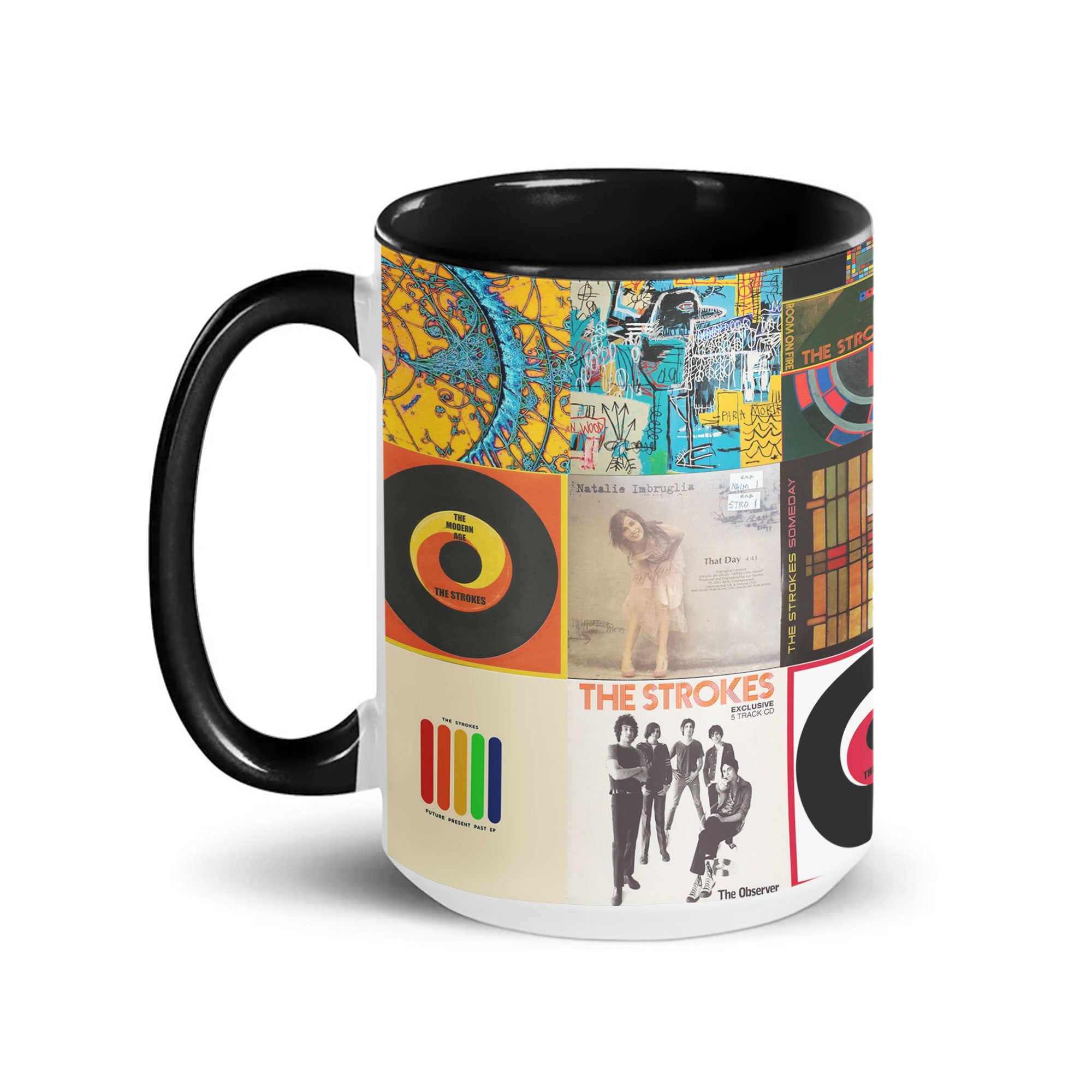 The Strokes Accent Mug Classic Album Cover Collage Gift for Fans