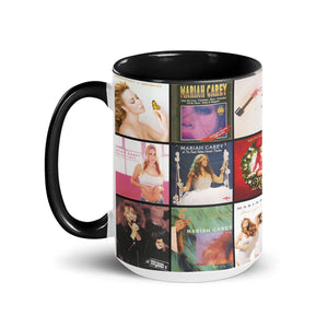 Mariah Carey Accent Mug Pop & R&B Diva Album Collage Gift