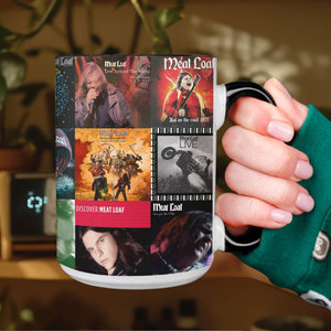 Meat Loaf Accent Mug Album Cover Collage Gift