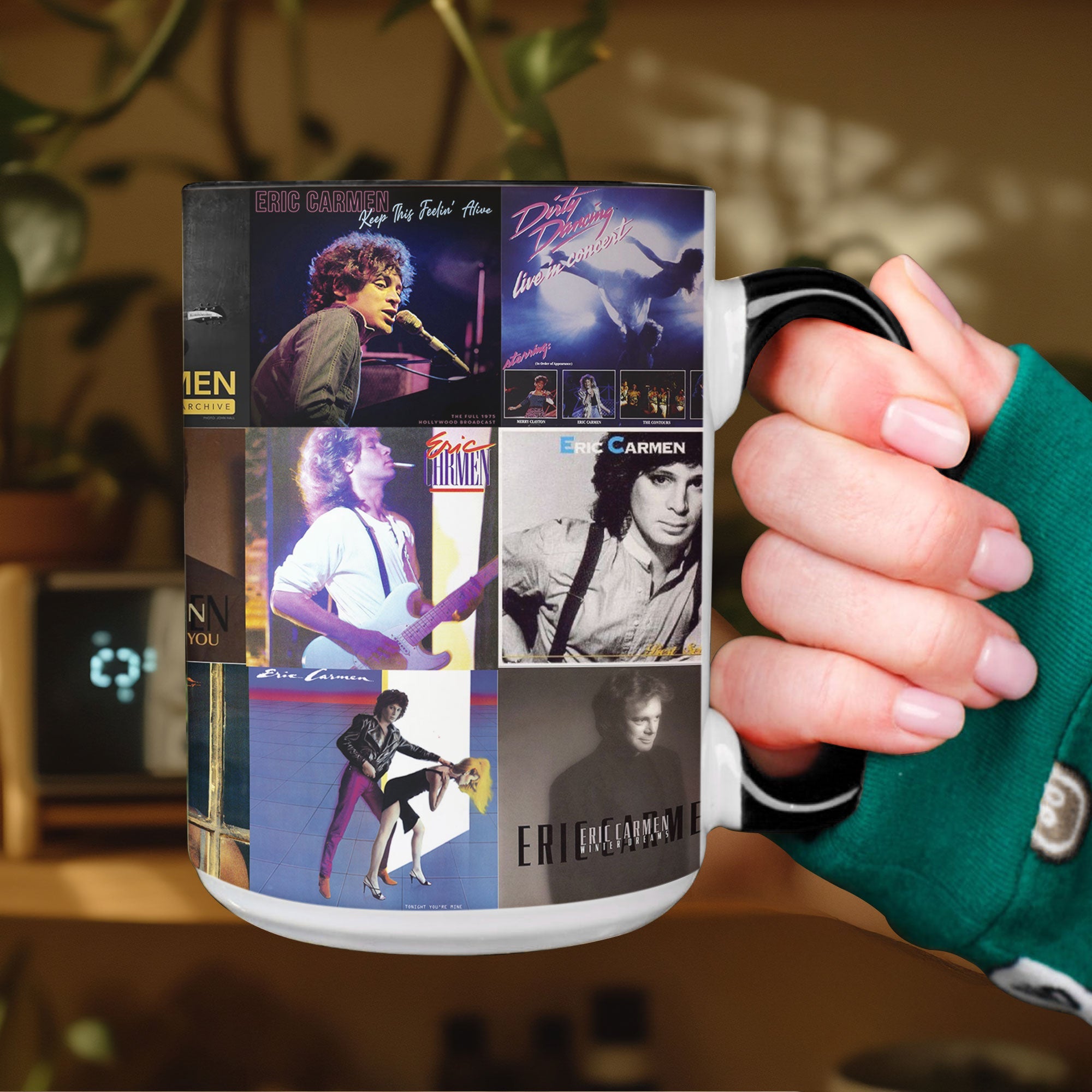 Eric Carmen Accent Mug Classic Pop-Rock Album Collage Gift