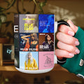 Billie Eilish Accent Mug Alt-Pop Album Art Collage Gift
