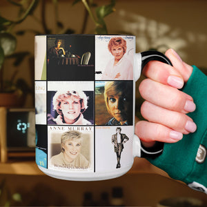 Anne Murray Accent Mug Album Cover Collage Gift
