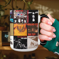 Grand Funk Railroad Accent Mug Classic Rock Album Collage Gift