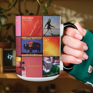 Juliana Hatfield Accent Mug Indie Rock Icon Album Collage Gift