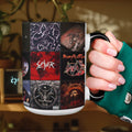 Slayer Album Art Collection Accent Mug for Metal Fans Heavy Metal Coffee Cup Gift