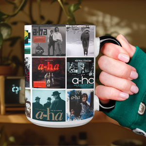 A-ha Accent Mug Synth-Pop Legends Album Collage Gift