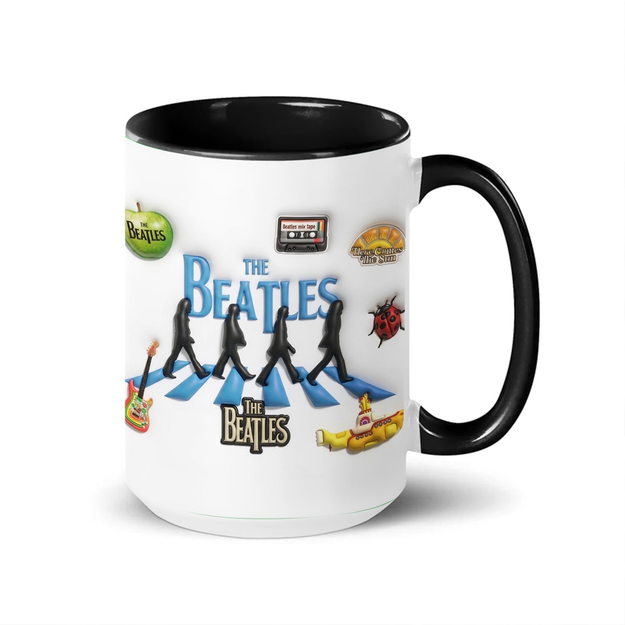 The Beatles Abbey Road Accent Mug Classic Crosswalk Silhouette Coffee Cup